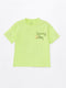 Crew Neck Short Sleeve Printed Baby Boy T-shirt